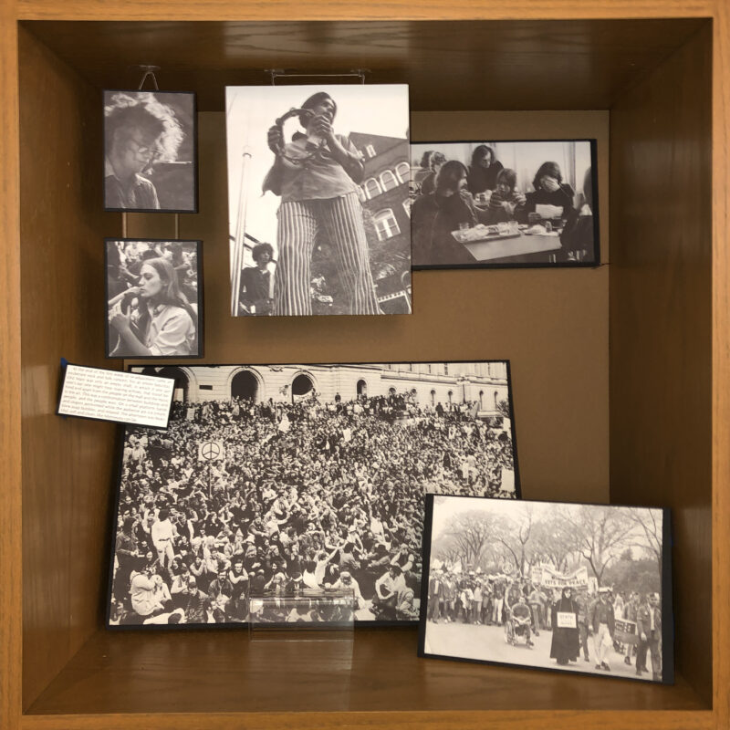 Class of 1970 archives exhibit case 8 photos from 1970 yearbook